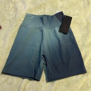 Alphalete Women's Blue ombré shorts